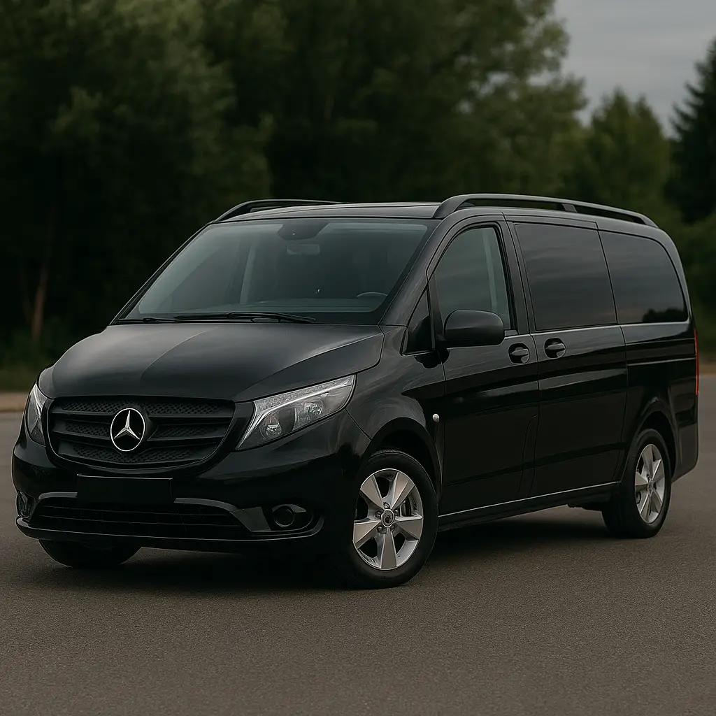 Airport transfer van