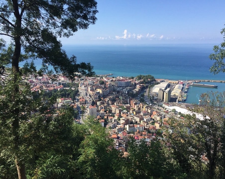 View over Trabzon and the Black Sea from Boztepe Hill